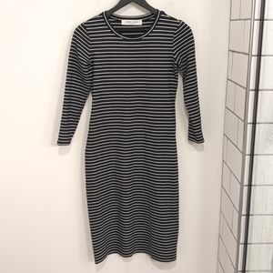 Sonnet James Navy Blue White Stripe Play Dress